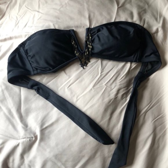 Xhilaration Strapless Beaded Swim Top
